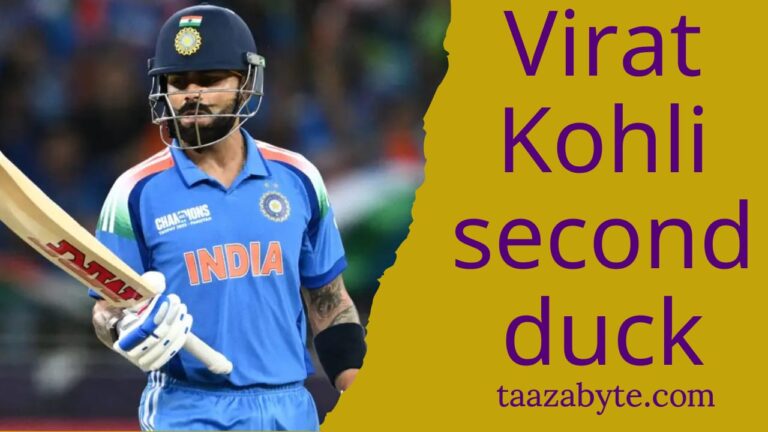 विराट कोहली दूसरी बार शून्य पर आउट